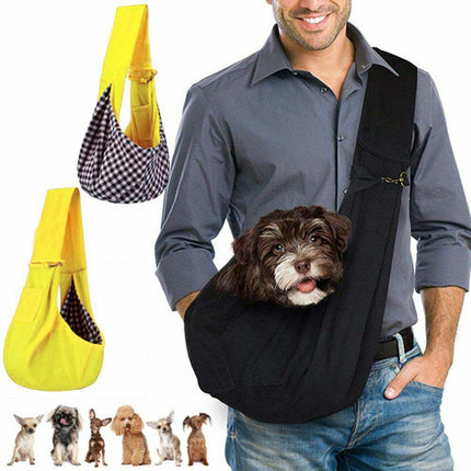Portable Dog Cat Pet Carrier Shoulder Pouch, Travel Sling Backpack Outdoor