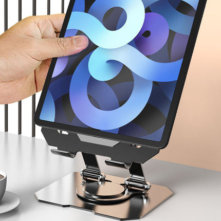 Portable Metal Swivel Tablet Stand Holder Laptop Riser for iPad/Pro/Air