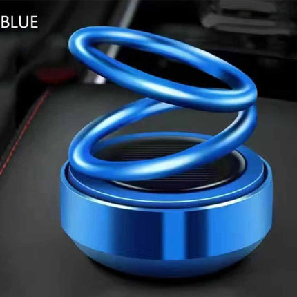 Portable Solar Kinetic Car Air Freshener with Aromatherapy