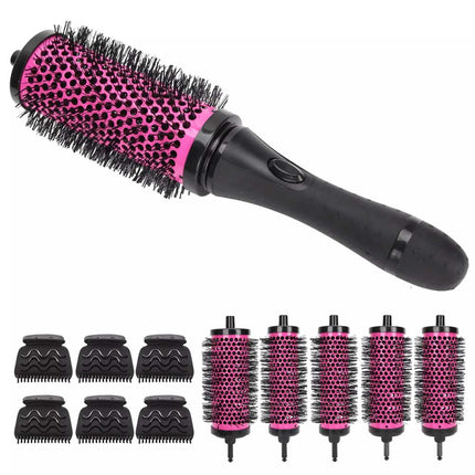 Hair Styling Brush Set Detachable Round 6 Barrels Styling Tool UK