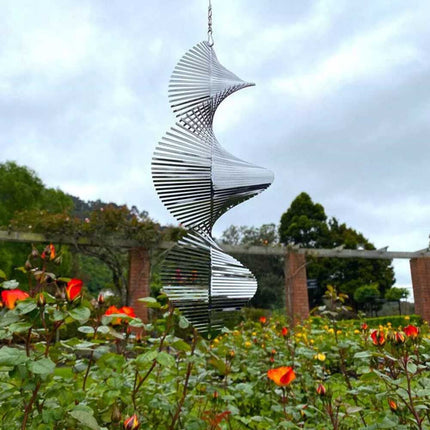 Helix 3D Wind Spinner Metal Outdoor Yard Garden Hanging Decor Ornaments