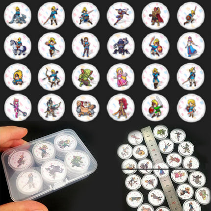 Zelda Breath of the Wild Amiibo Cards 25pcs NFC Tag Switch Coin Set