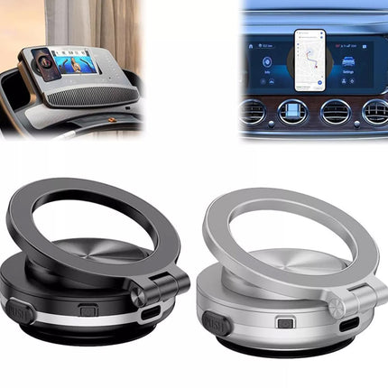 Magnetic Vacuum Car Phone Mount with Strong Suction Cup Holder