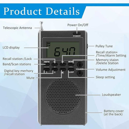 4Pcs Spirit Box Equipment Kit with 2 LED 1 Speaker Paranormal Ghost Hunting