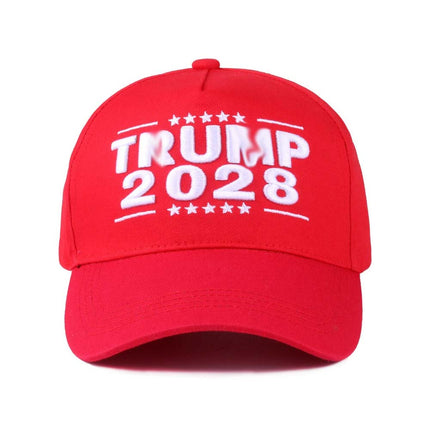 2028 Trump MAGA Embroidered Baseball Hat, Make America Great Again