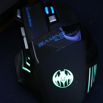 7200 DPI 7-Button Ergonomic Wired USB Gaming Mouse for PC/Mac