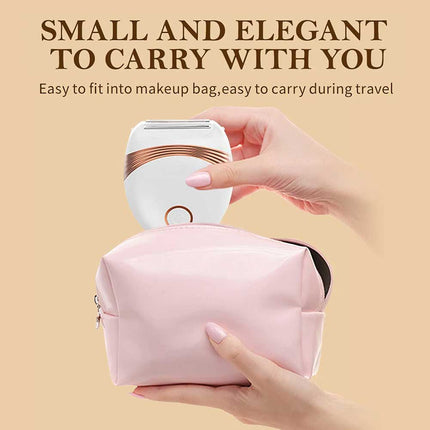 3-in-1 Rechargeable Wet & Dry Lady Body Shaver, Painless Mini Women Razor