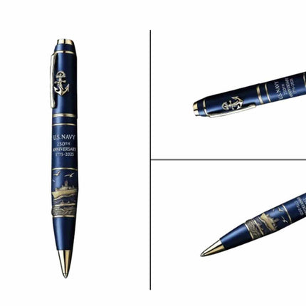 U.S. Navy 250th Anniv Commemorative Pen (1775–2025) – Naval Gift Collect