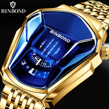 Men's Designer Style Watch Funky Trendy Fashion Wristwatch Strap Adjuster
