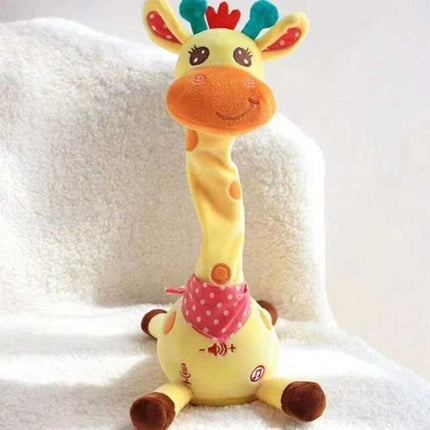Favorite Dancing Giraffe Plush Singing Animal Plush Doll for Holiday Gift