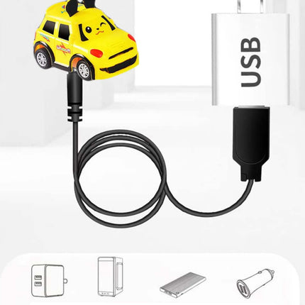 Car-Themed Remote Control Watch Toy for Boys, Analog Cartoon Car Gift
