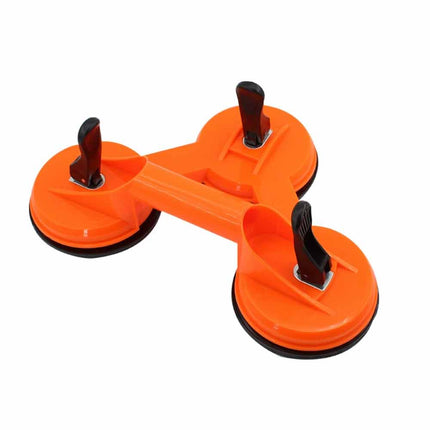 1x Triple Suction Cup Pad Lifter 75kg Sucker Plate Glass Tile Mirror