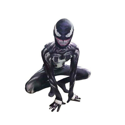 Venom Jumpsuit Costume Spiderman Superhero Cosplay Birthday Gift