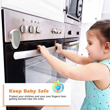 5X Oven Door Child Safety Lock – Kitchen Baby Protection