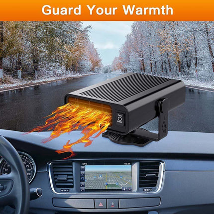 Portable Electric Car Heater DC 12V Heating Fan Defogger Defroster Demister
