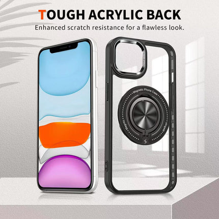 Phonix Case for iPhone 15 Plus/Pro Max, Ring Holder & MagSafe Compatible