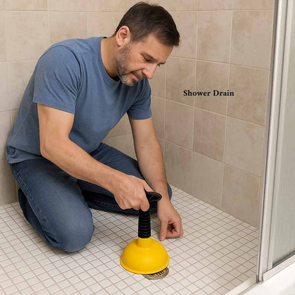 Mini Sink & Drain Plunger, Small Unclogger for Bathroom Kitchen Shower
