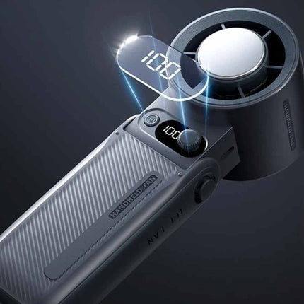 Portable Handheld Turbo Fan 6000mAh USB Rechargeable Adjustable Airflow