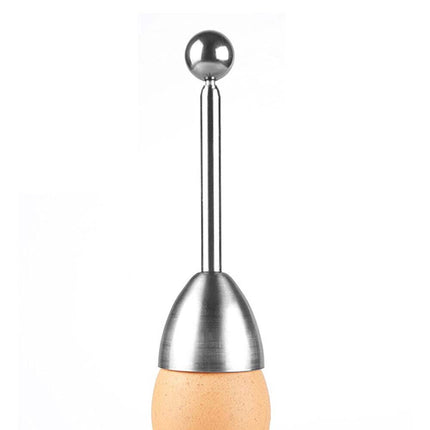 1X Stainless Steel Egg Shell Opener Cutter for Boiled Egg Topper