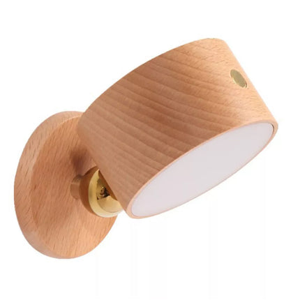 USB Rechargeable Wall Mounted LED Touch Light Dimmable Bedside Desk Lamp