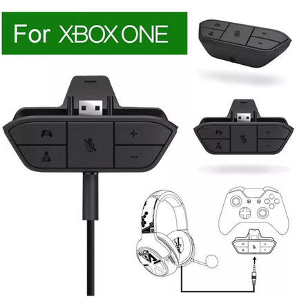 Headset Adapter for Xbox One Stereo Headphone Converter Game Controller