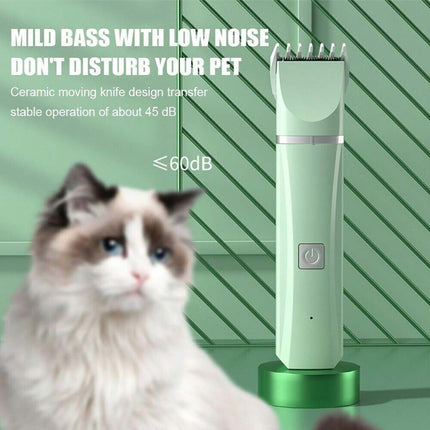 Electric Dog Cat Grooming Clipper Cordless Professional Pet Hair Trimmer Shaver