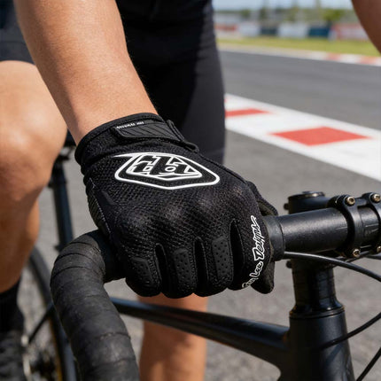 Black New Design Men's Air Gloves for MX ATV Motocross Adult Riding