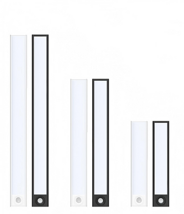 LED PIR Motion Sensor Strip Light Magnetic USB Rechargeable Cabinet