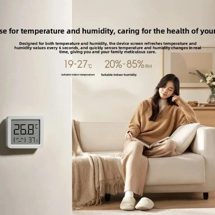 Smart Bluetooth Temperature & Humidity Monitor with Clock Sensor