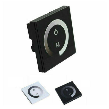 12V-24V Touch Panel LED Smart Dimmer Controller Wall Mounted Switch