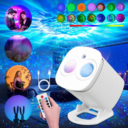 Smart Nebula Galaxy Projector Starry LED Lamp Night Light for Ceiling Wall