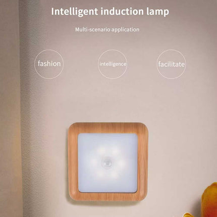 6 LED Motion Sensor Night Light Battery Operated Indoor Closet Cabinet Lamp