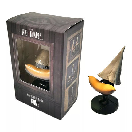 Cute Nomes with Yellow Raincoat Girl Statue Game Toy Model