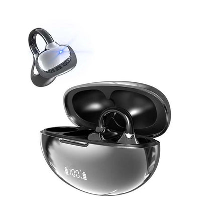 Wireless Clip On Earbuds Bluetooth 5.3 Open Ear Headphones Android iPhone