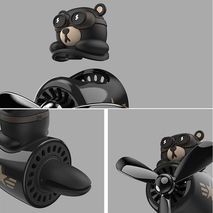 Cute Bear Car Air Freshener Vent Clip Scented Aroma Diffuser