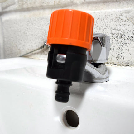 Kitchen Mixer Tap to Garden Hose Pipe Connector Adapter Indoor Outdoor Use