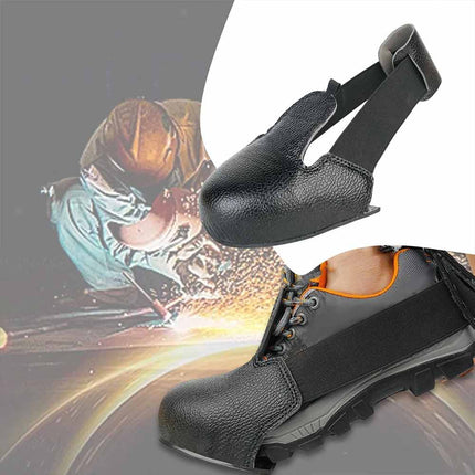 Steel Toe Safety Overshoes, Non-Slip Sole, Industrial Protection, 1 Pair