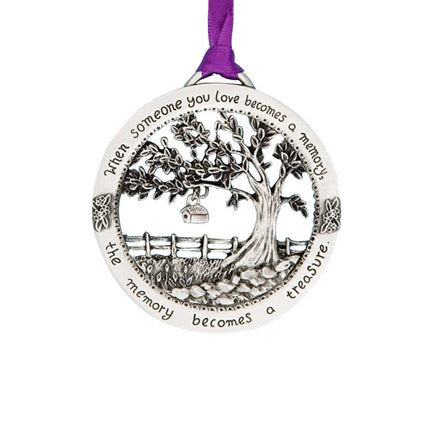 Memory Wall Tree Keepsake Hanging Metal Sign Plaque Ornament Decoration