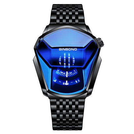 Men's Designer Style Watch Funky Trendy Fashion Wristwatch Strap Adjuster