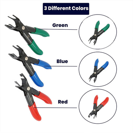 3PC Fuel Line Disconnect Pliers Set, Petrol Diesel Pipe Removal Tool