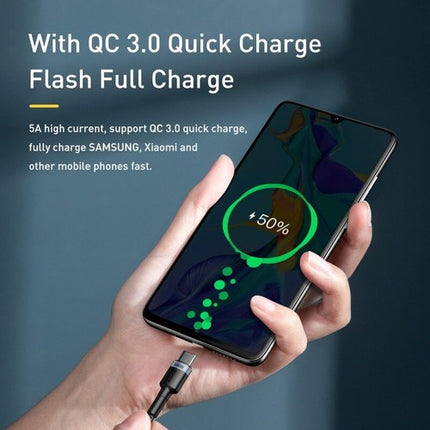 Baseus 100W USB-C to USB-C PD Fast Charger Cable for Samsung MacBook