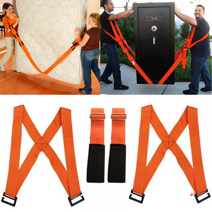 Adjustable Lifting Straps for Furniture Moving, 2-Person Carry Belt