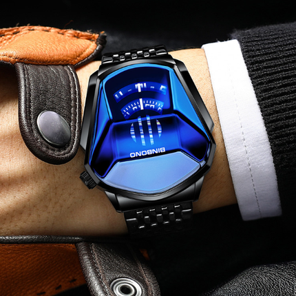 Men's Designer Style Watch Funky Trendy Fashion Wristwatch Strap Adjuster