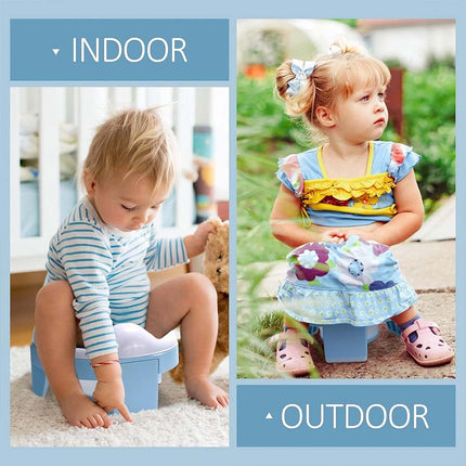 Portable Folding Travel Potty for Toddler Reusable Outdoor Camping