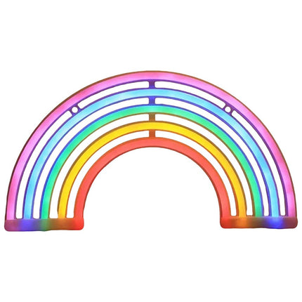 Colourful Rainbow LED Neon Light Stand Wall Bar Lamp for Home Nursery Room