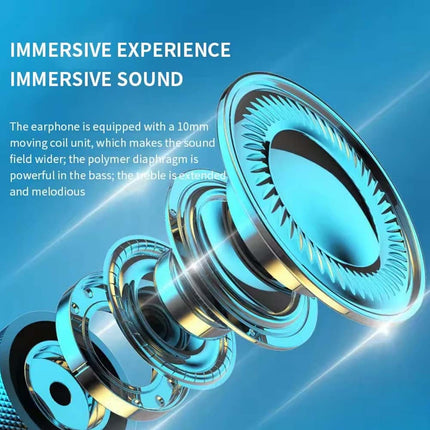 Wireless Bluetooth In Ear Neck Earphones Running Sports Earbuds Headset