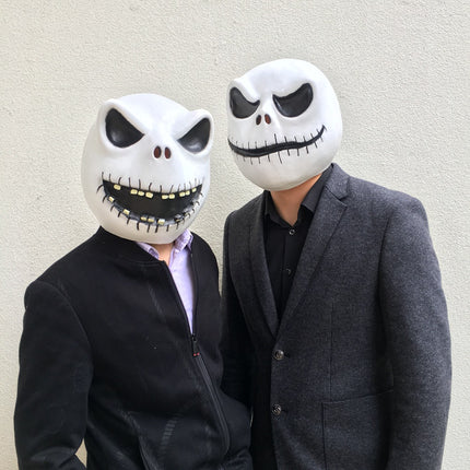 Halloween Adult Skeleton Full Face Mask for Men, Scary Costume Prop