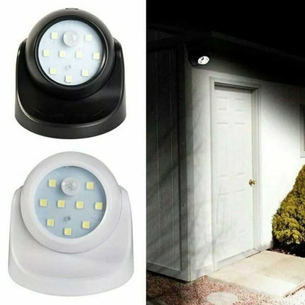 360° Battery LED Motion Sensor Security Light, Indoor/Outdoor Garden New