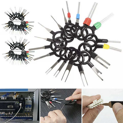 70Pcs Pin Ejector Wire Kit Extractor Auto Terminal Removal Connector Tool
