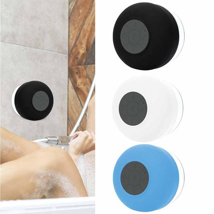 Wireless Shower Speaker Waterproof Bluetooth 5.0 with Suction Cup